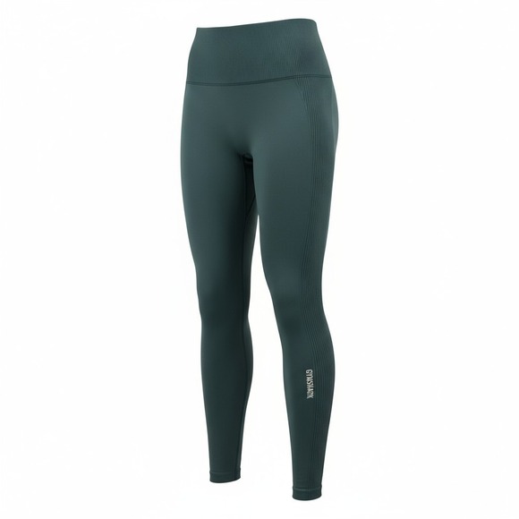 Gymshark Pants - GYMSHARK Leggings Medium Blue/Green‎